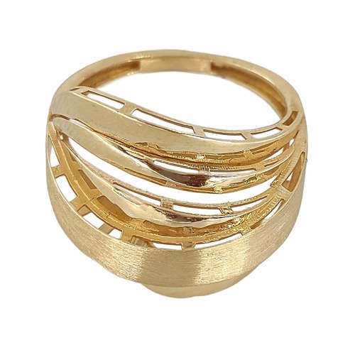 انگشتر طلا 18 عیار زنانه طلا و جواهرسازی افرا مدل سارینا 238