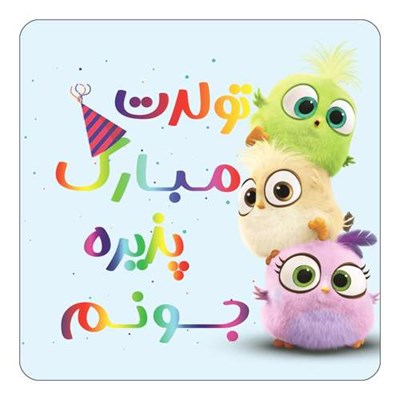 مگنت کاکتی طرح تولد پذیره مدل پرندگان خشمگین Angry Birds کد mg63101