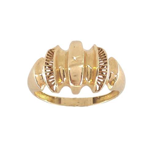 انگشتر طلا 18 عیار زنانه طلا و جواهرسازی افرا مدل 175