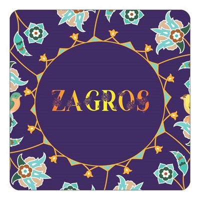 مگنت کاکتی طرح اسم زاگرس zagros مدل گل و بلبل کد mg18950