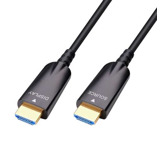 کابل HDMI  مدل فیبر نوری کد fiber optic طول 50 متر